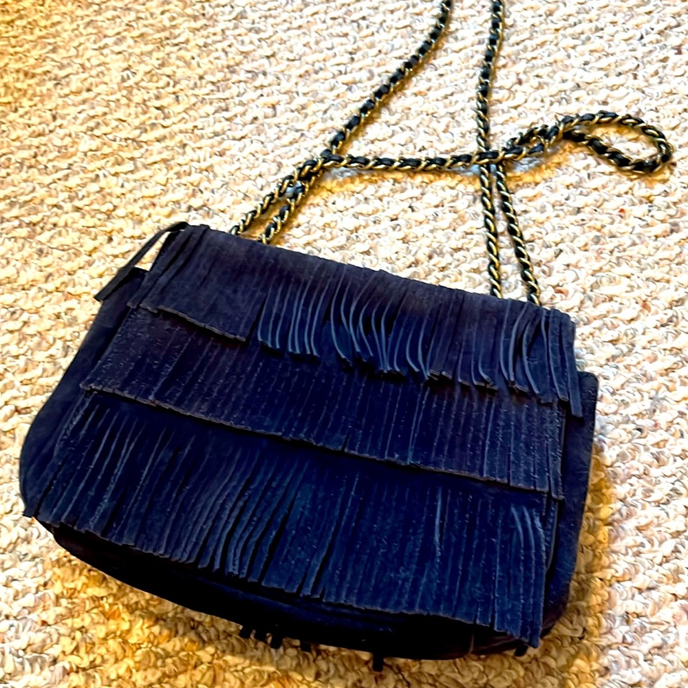 Tory Burch suede bag